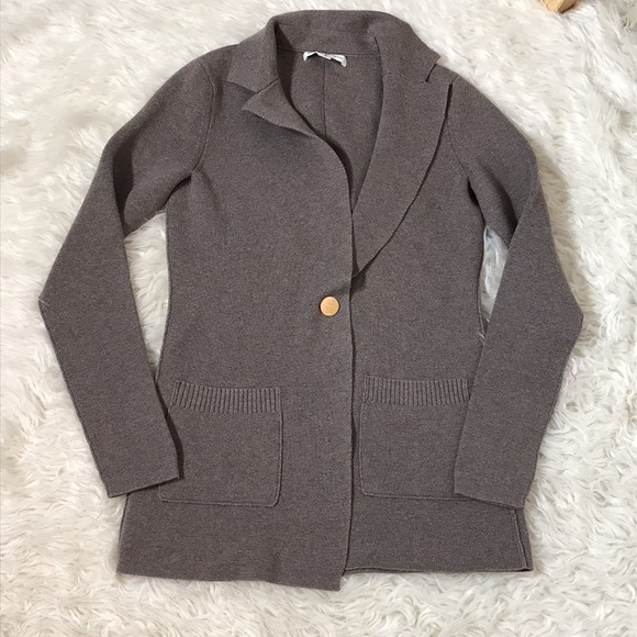 Light brown Banana Republic XS sweater jacket - Picture 1 of 8